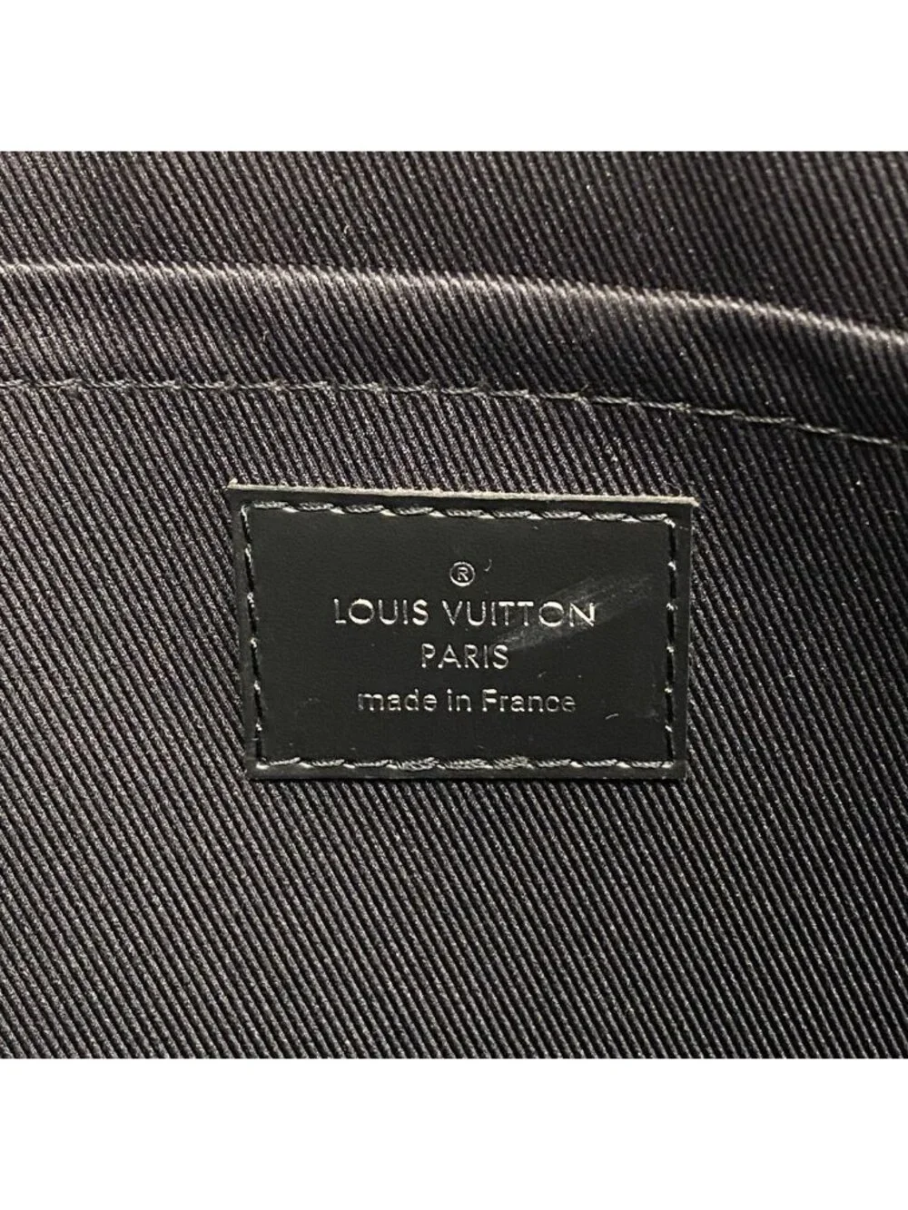 Louis Vuitton Clutch Monogram Eclipse Pochette Discovery Black